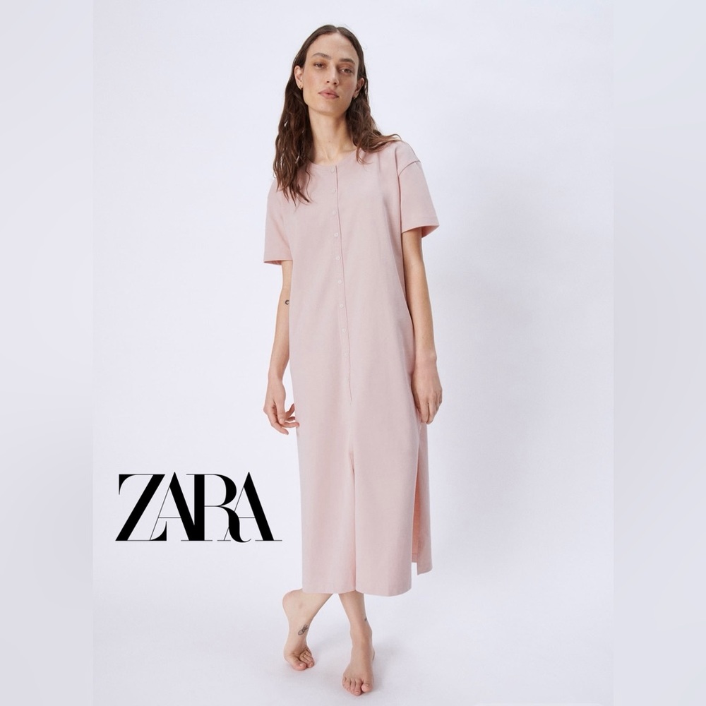 ZARA Long Buttoned Dress Size M - NWT!